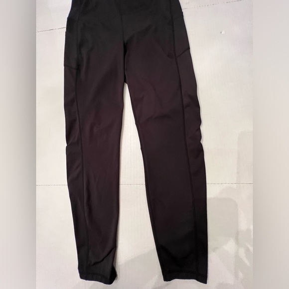 BEBE SPORTS BLACK LEGGINGS.  SIZE LARGE - Picture 1 of 12